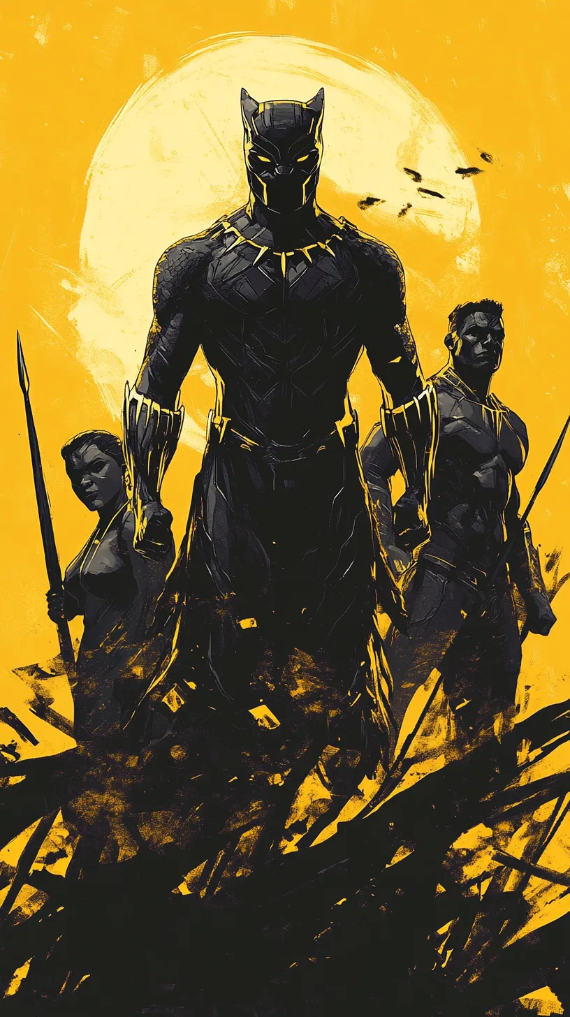 fondos de pantalla Black Panther 4k de celular