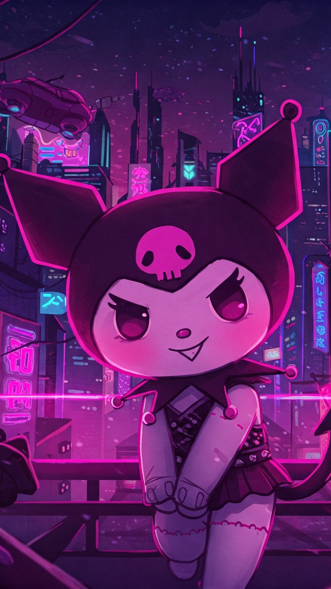 fondos de pantalla Kuromi 4k de celular