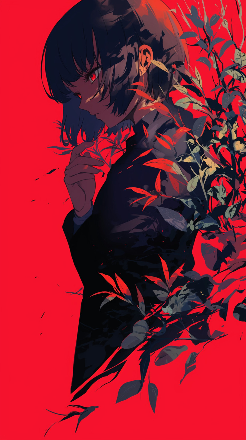 Rojo fondos de pantalla aesthetic para celular