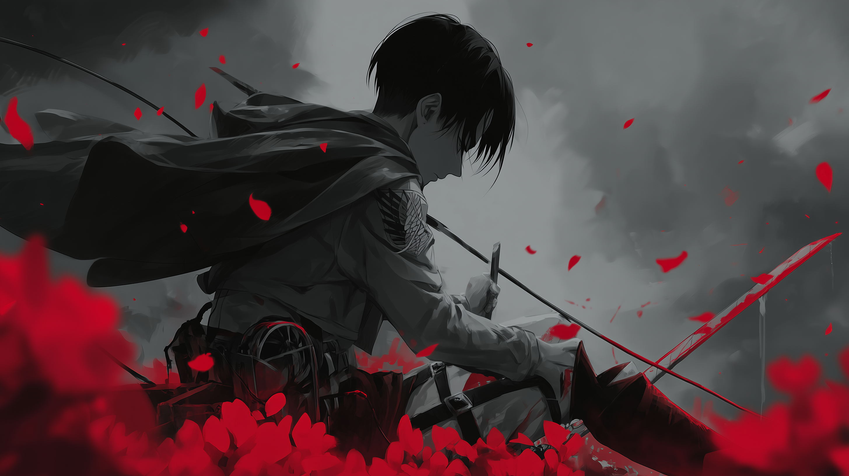 fondos de pantalla Attack on Titan 4k de pc