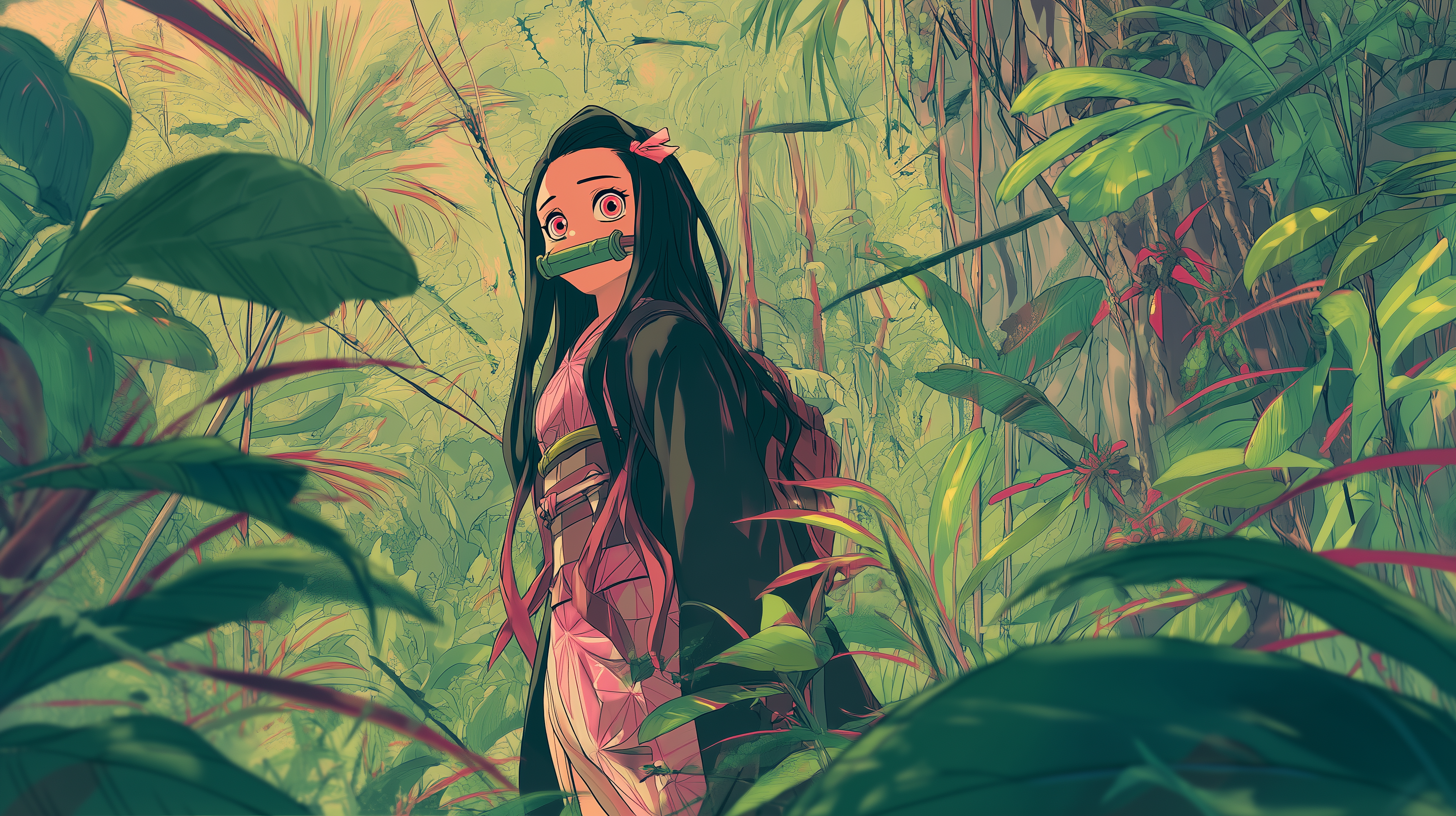 fondos de pantalla para pc Nezuko Kamado
