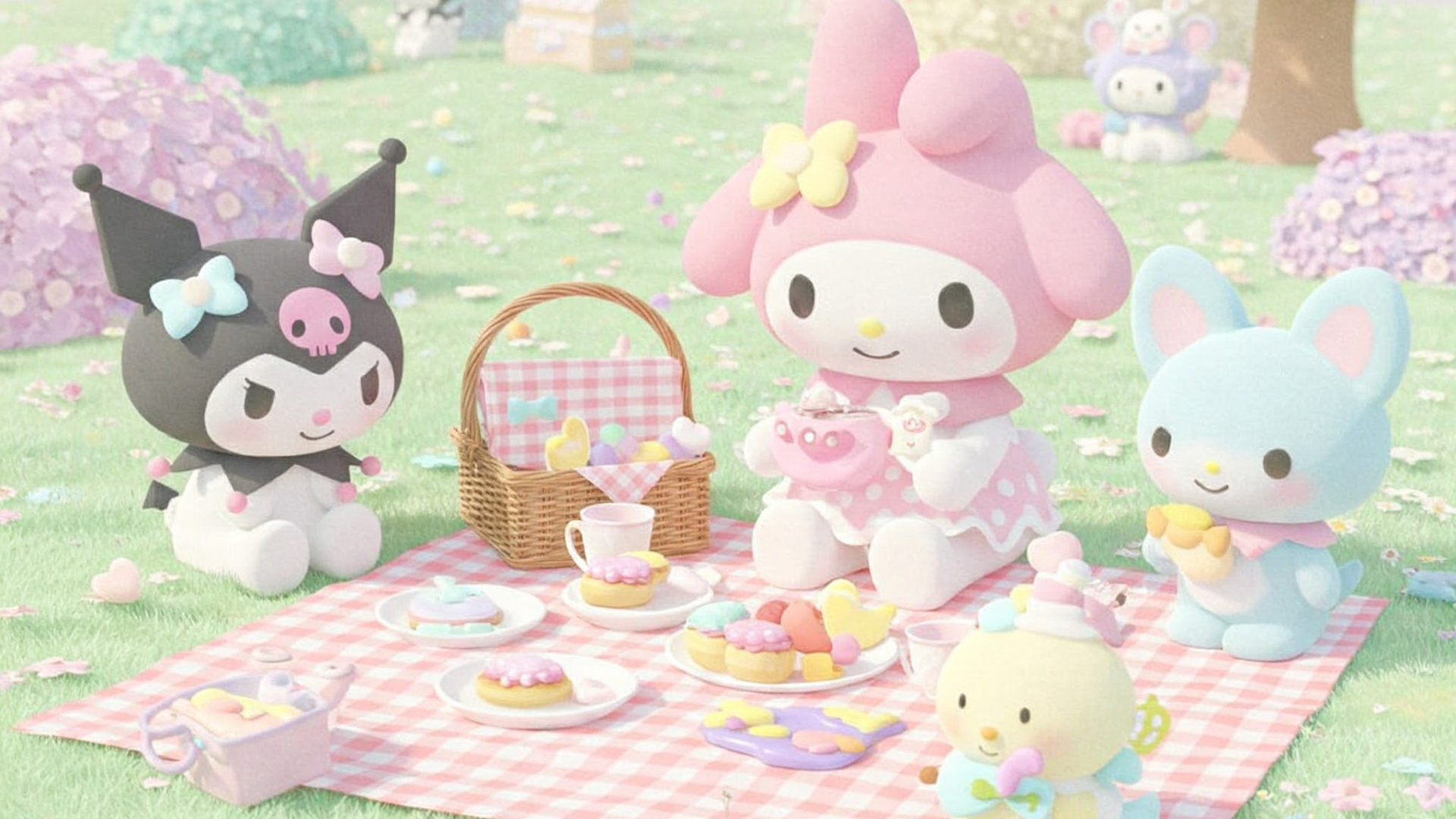 fondos de pantalla de aesthetic de My Melody para computadora