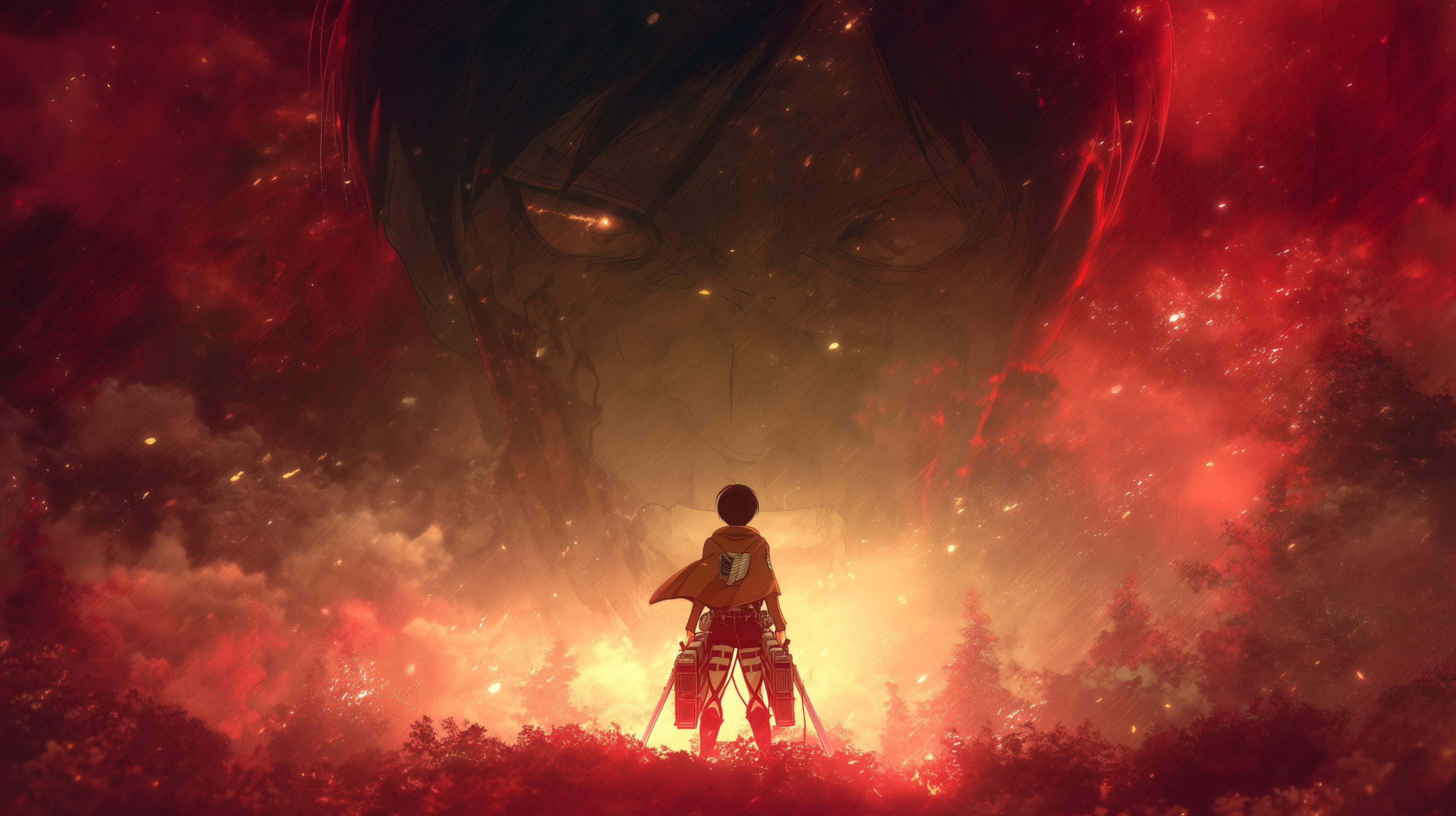 fondos de pantalla para laptop de Attack on Titan