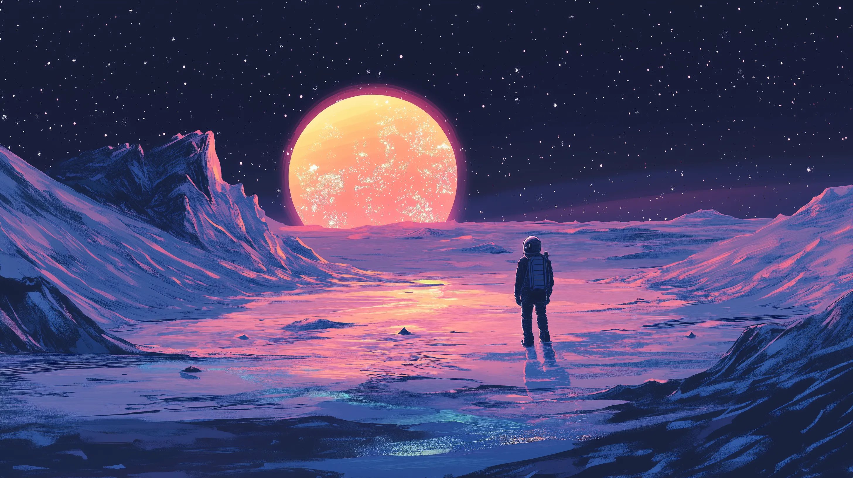 Luna fondos de pantalla aesthetic para pc