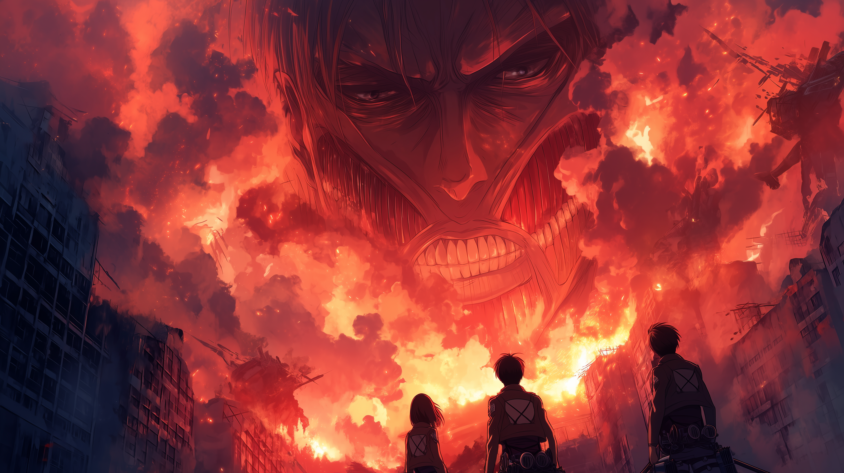 fondos de pantalla para laptop de Attack on Titan