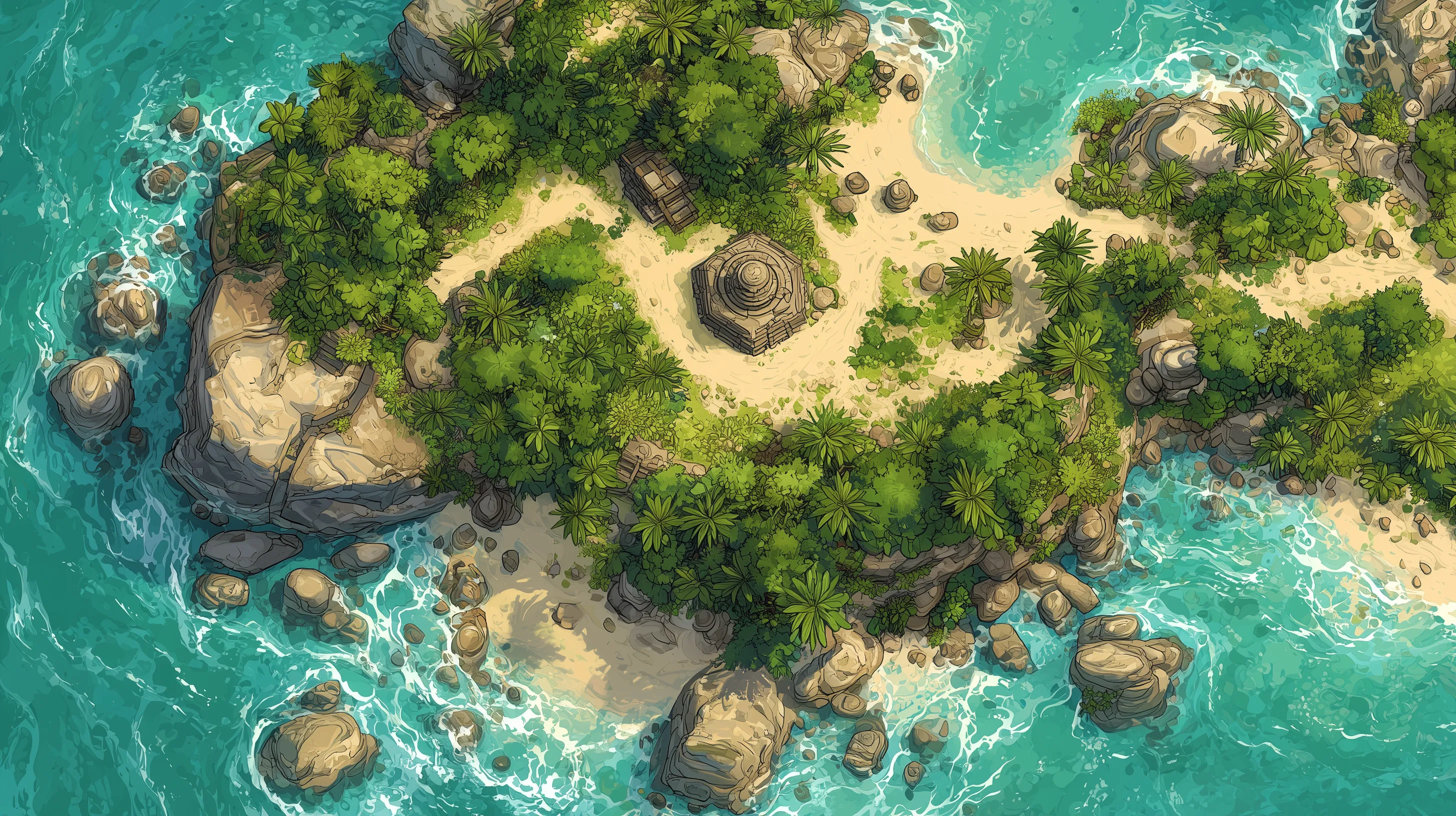 fondos de pantalla Isla 4k de pc