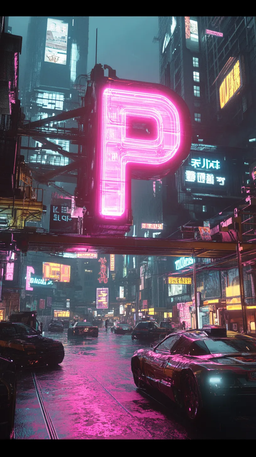 fondos de pantalla iphone Letra P