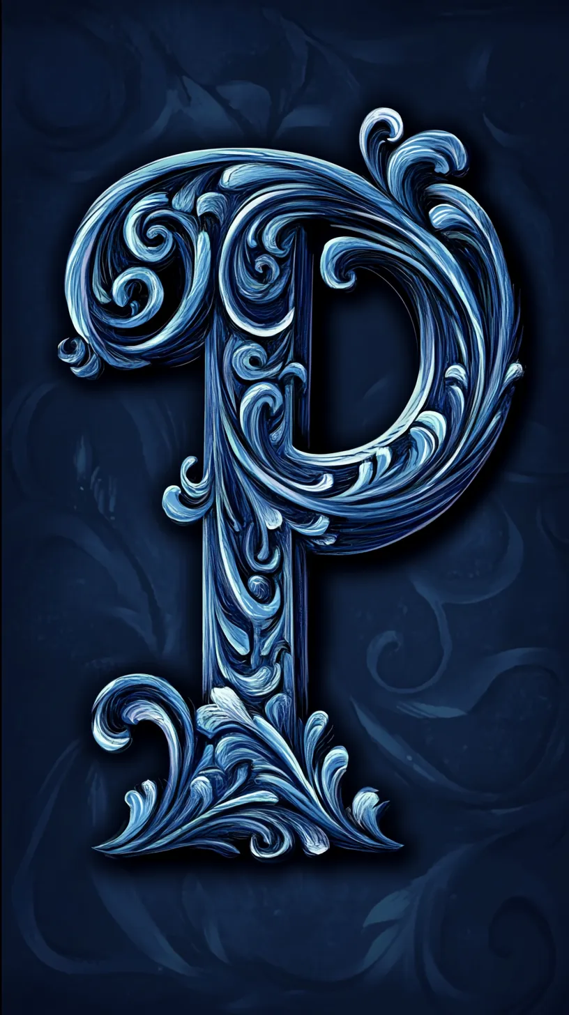 wallpaper fondos de pantalla de Letra P de celular