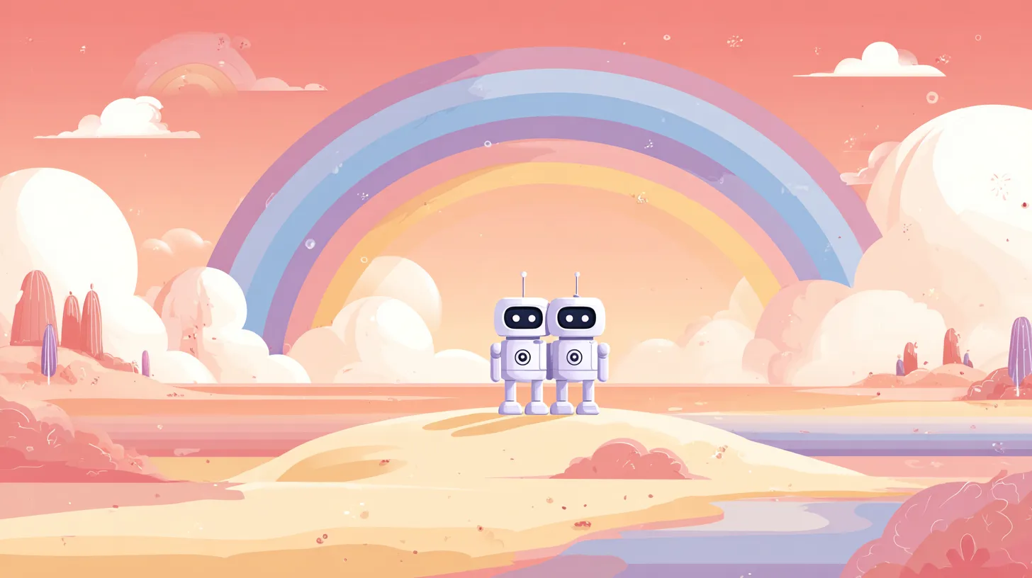 fondos de pantalla Arcoíris aesthetic para pc