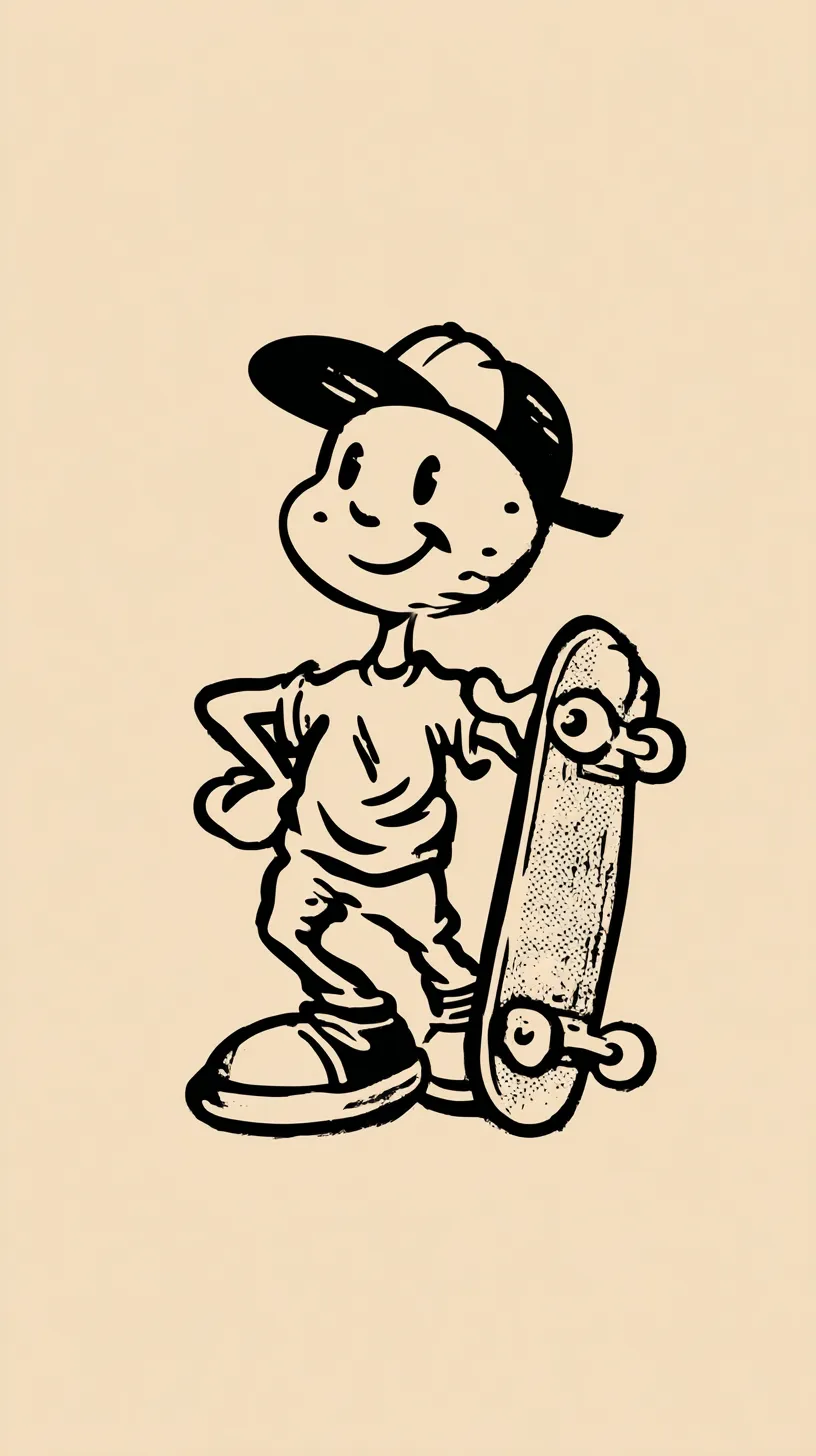 fondos de pantalla aesthetic de Patineta para celular