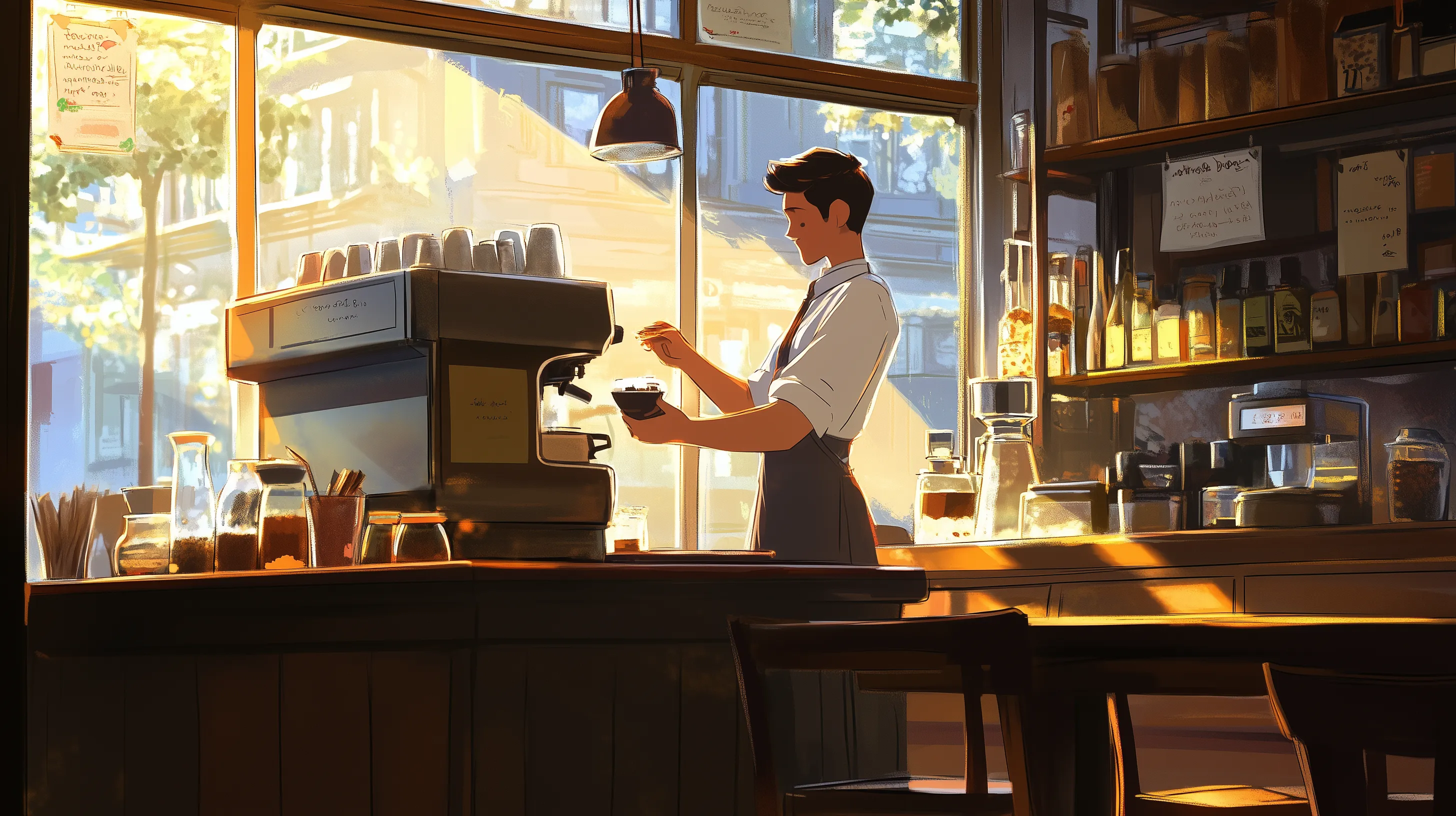 fondos de pantalla 4k de Café de pc