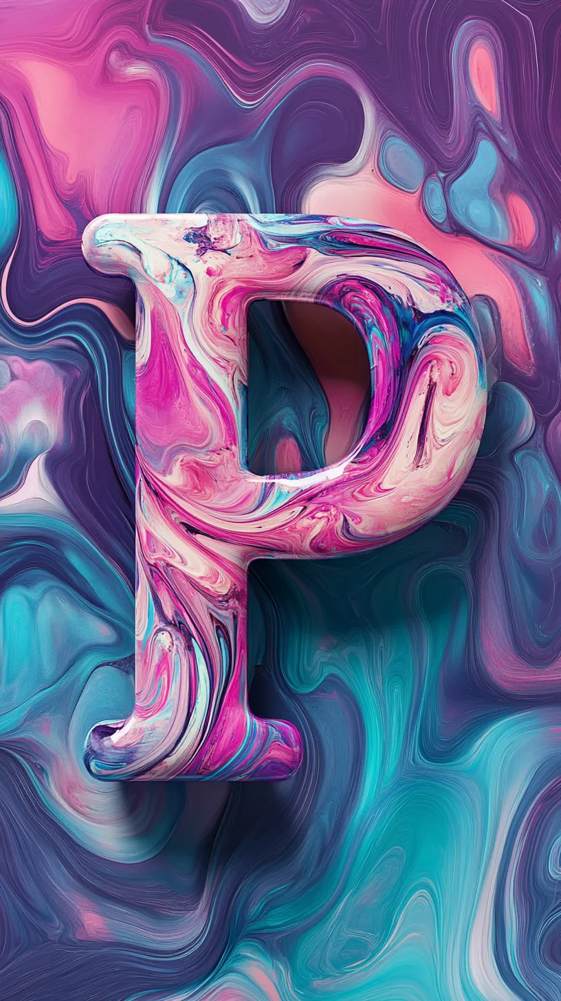 wallpaper fondos de pantalla de Letra P de celular
