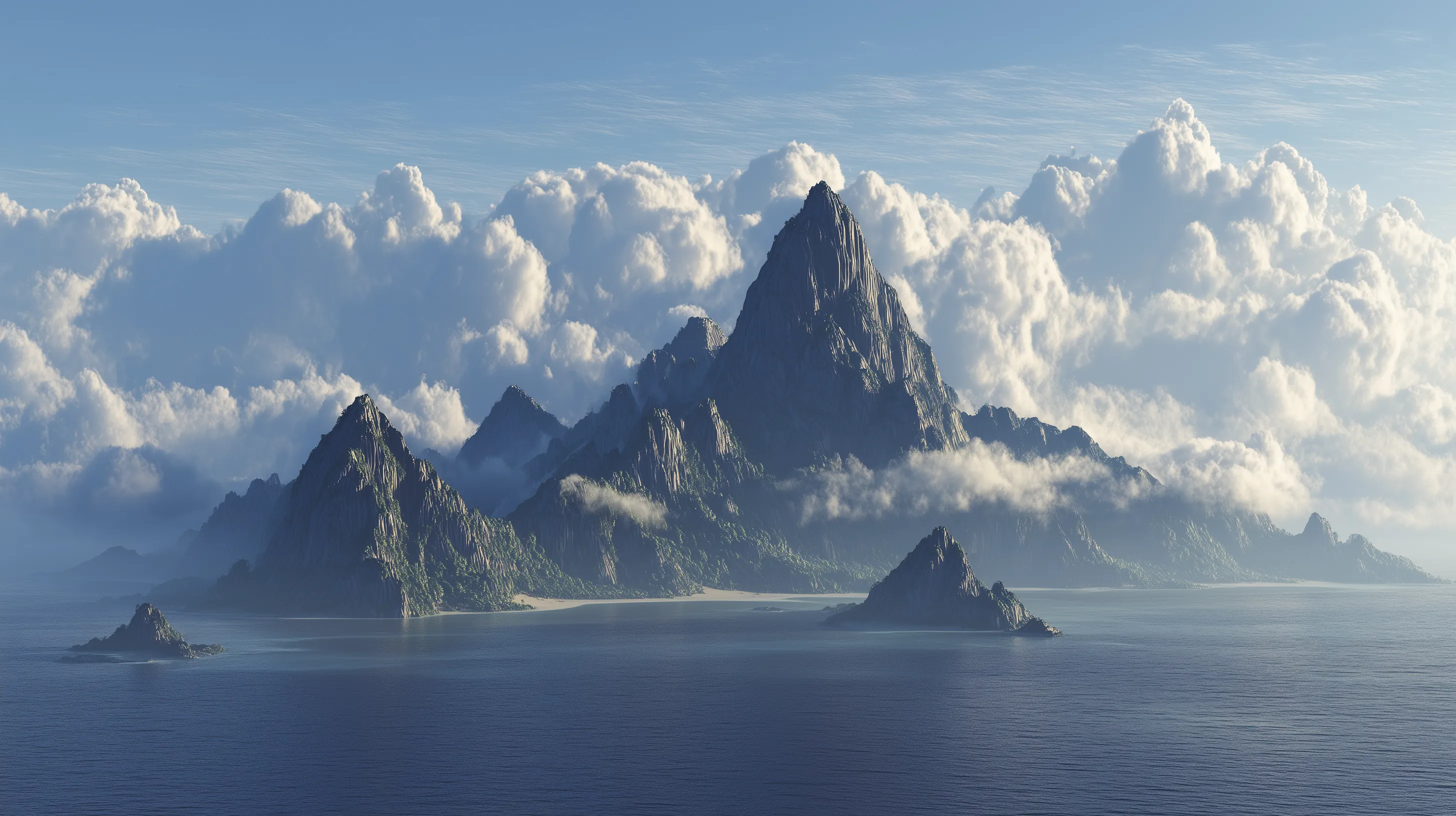 fondos de pantalla 4k Isla de computadora