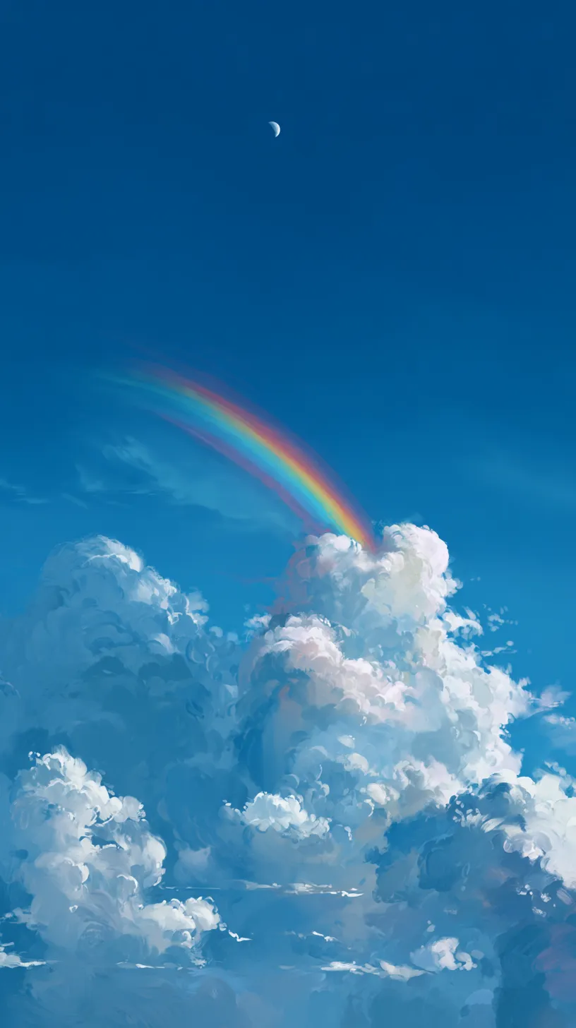fondos de pantalla Arcoíris aesthetic de celular