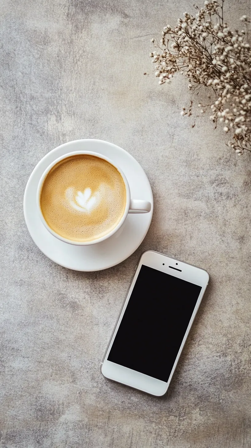 fondos de pantalla de Café aesthetic de celular