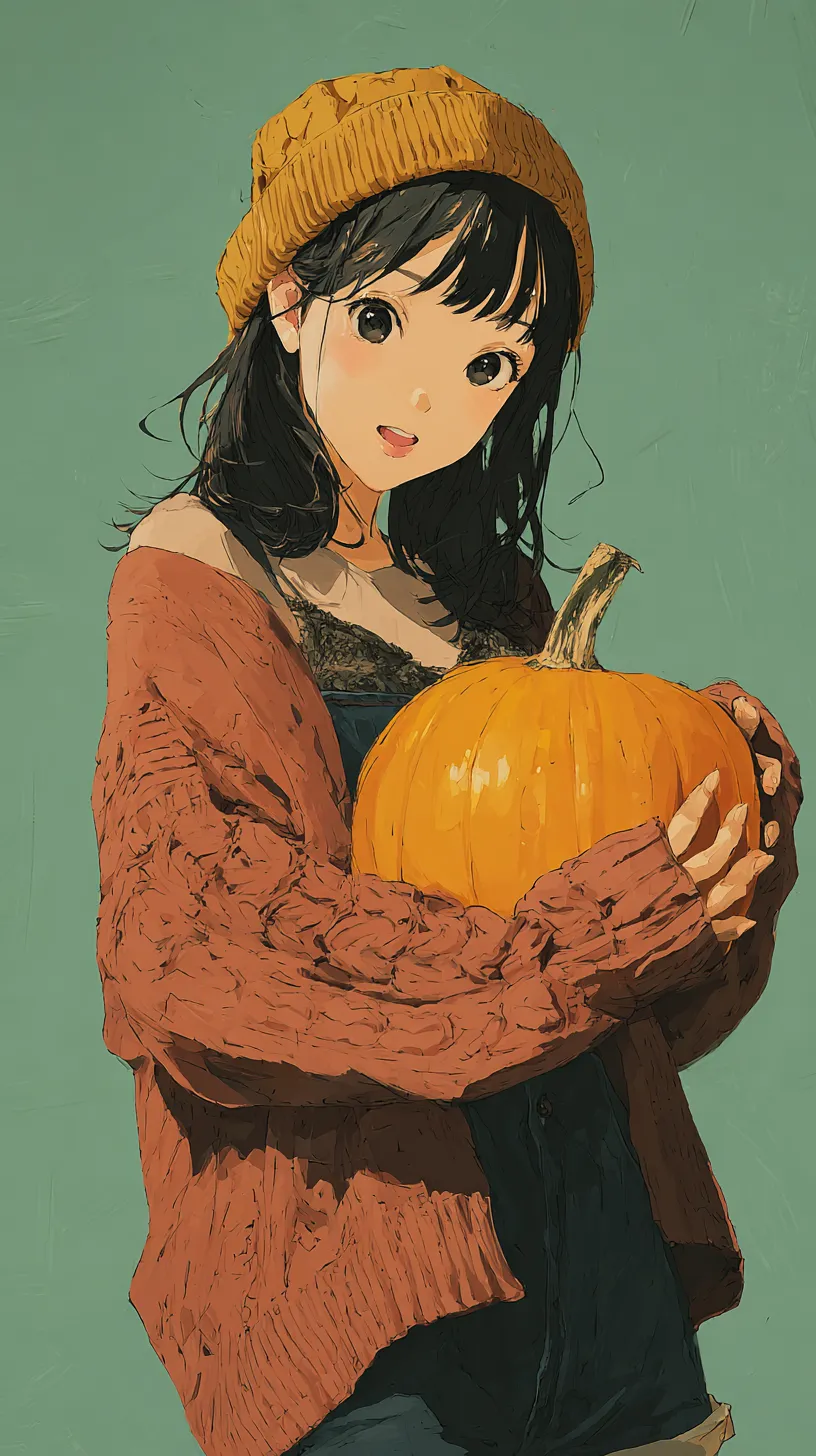 fondos de pantalla aesthetic de Calabaza para celular