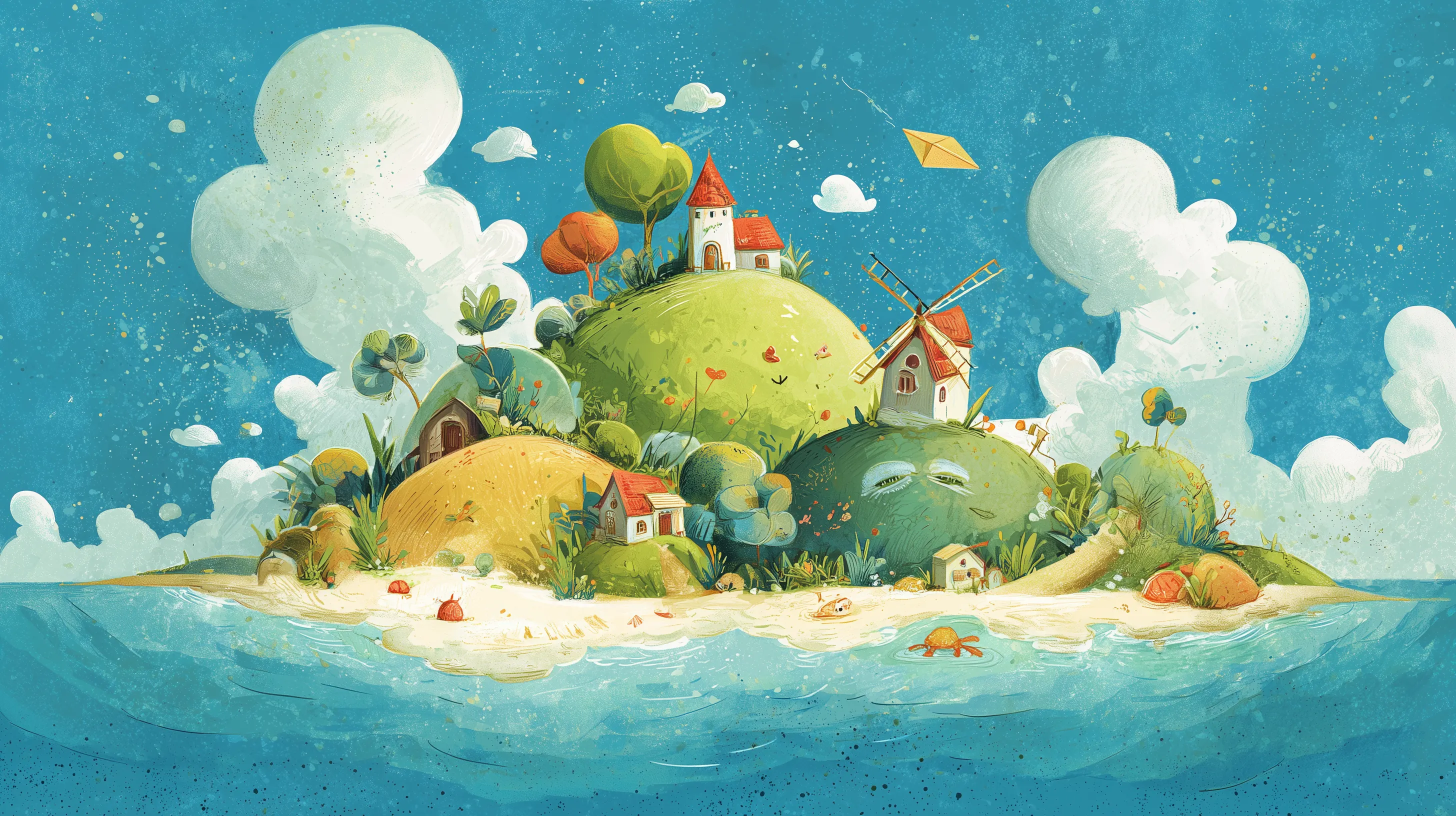 fondos de pantalla 4k Isla de computadora