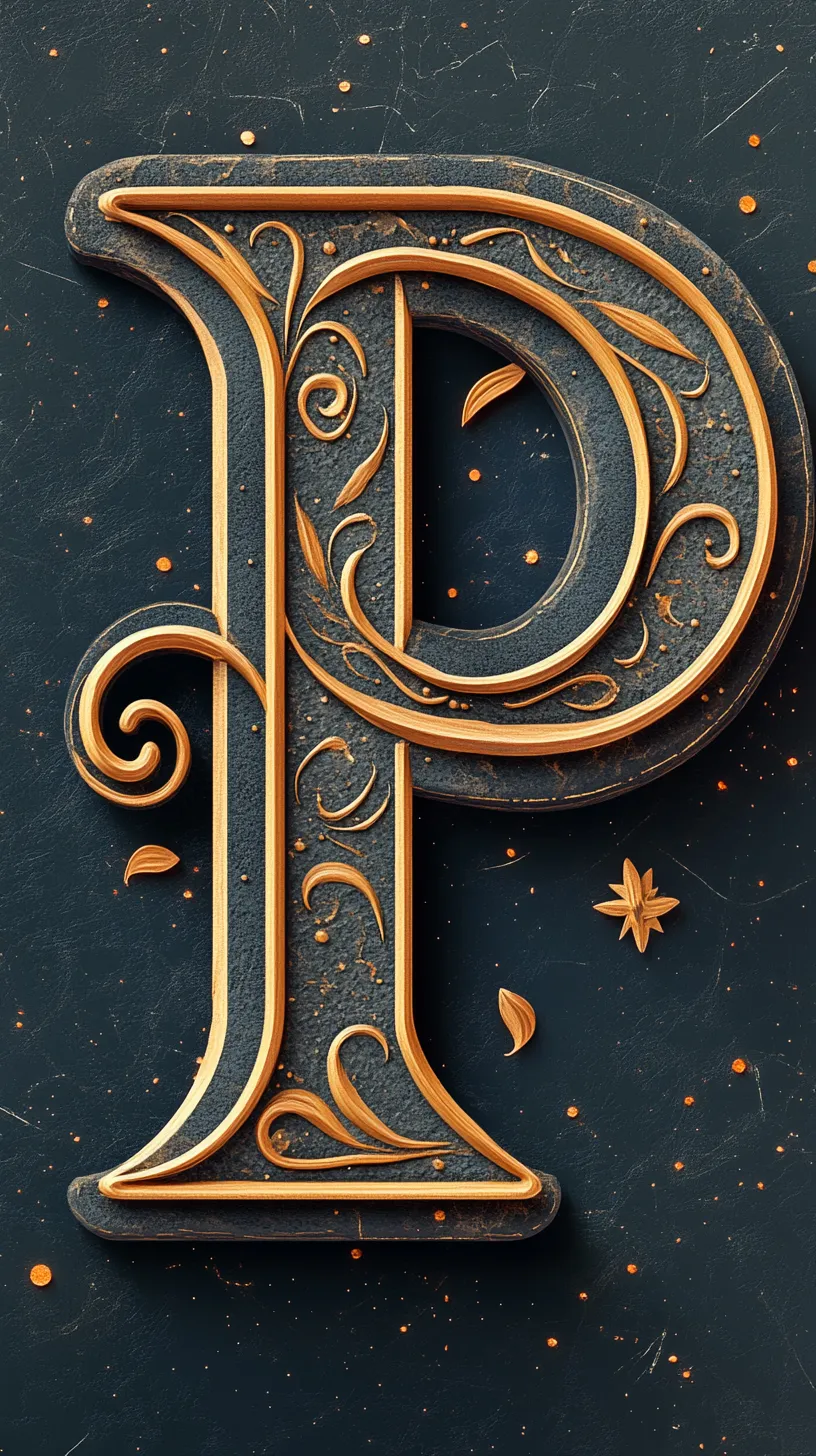 aesthetic iphone fondos de pantalla de Letra P