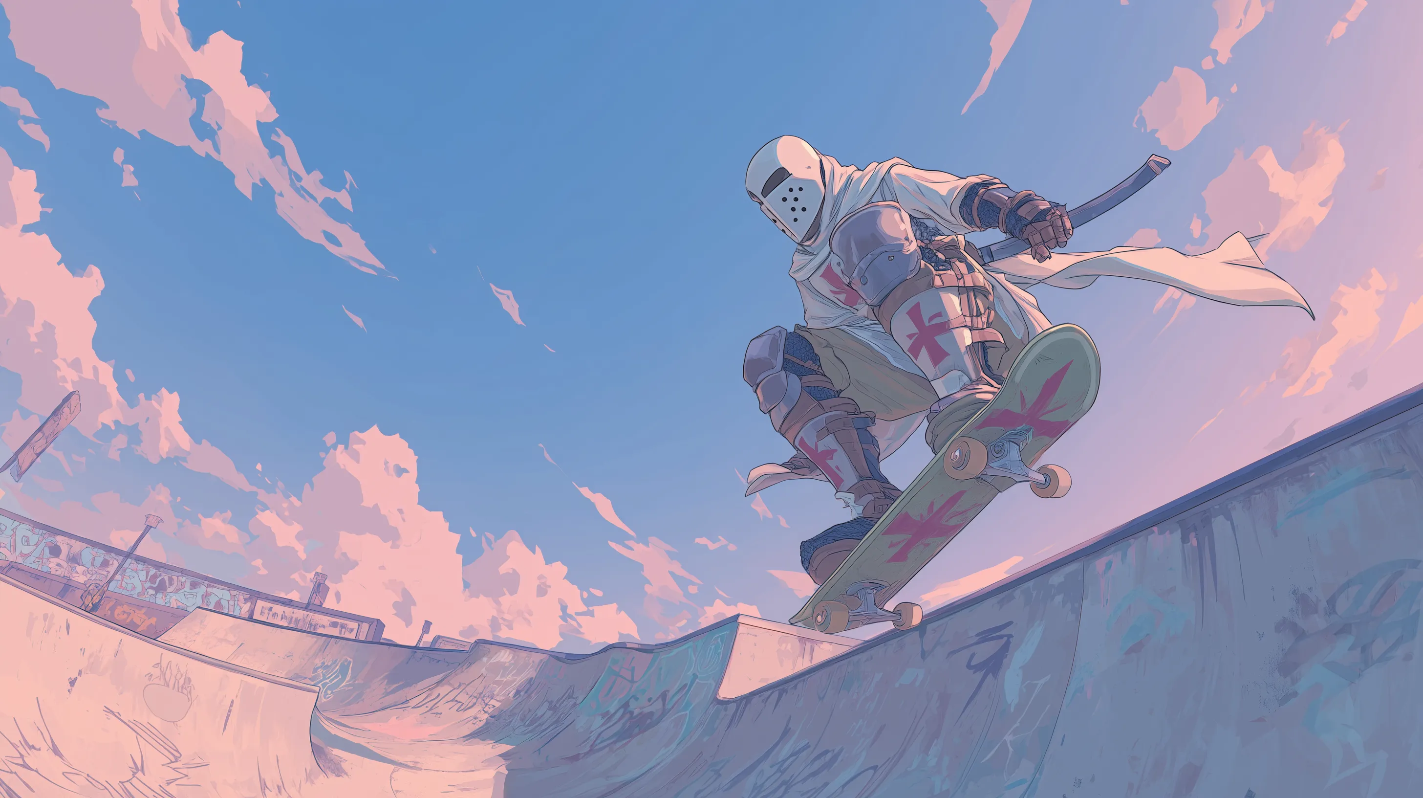 fondos de pantalla de aesthetic de Patineta para computadora