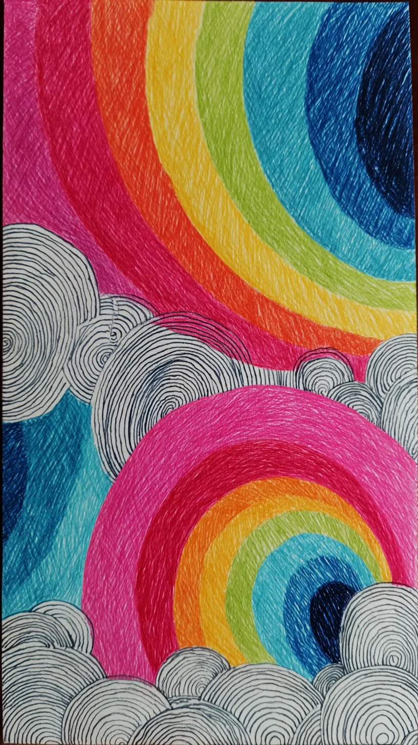 fondos de pantalla aesthetic Arcoíris de celular