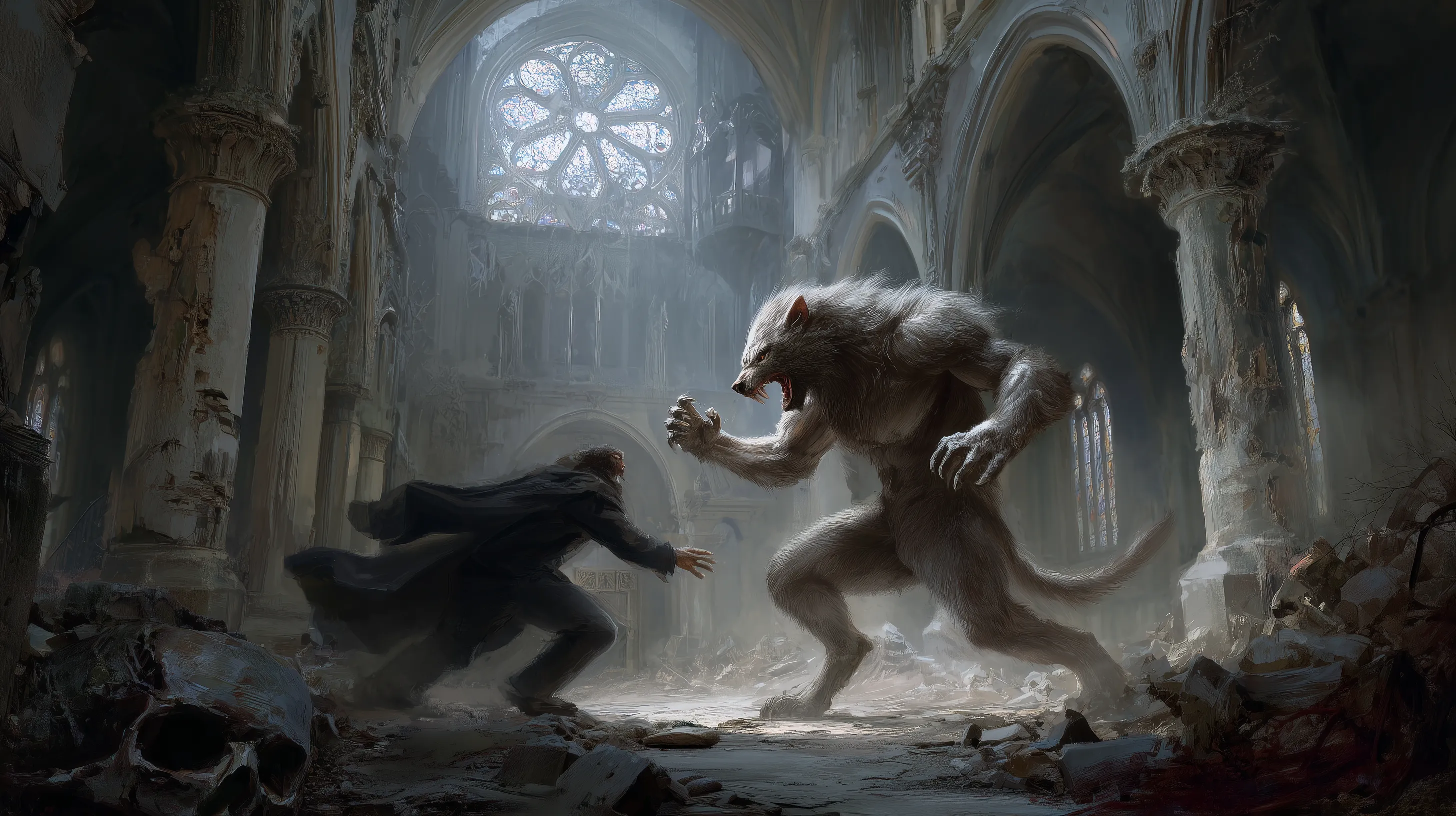 fondos de pantalla 4k Hombre Lobo de computadora