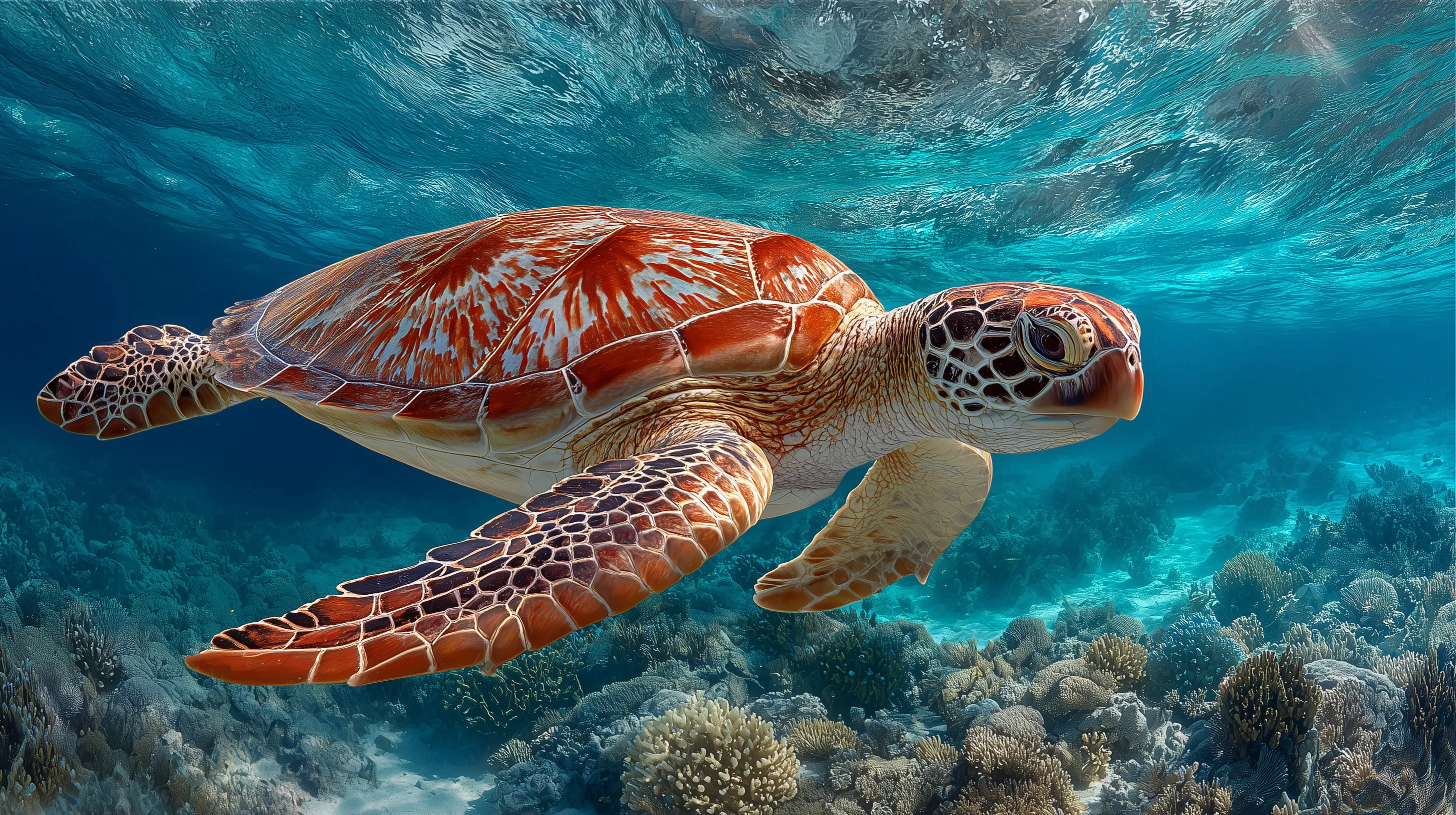 fondos de pantalla 4k Tortuga de pc