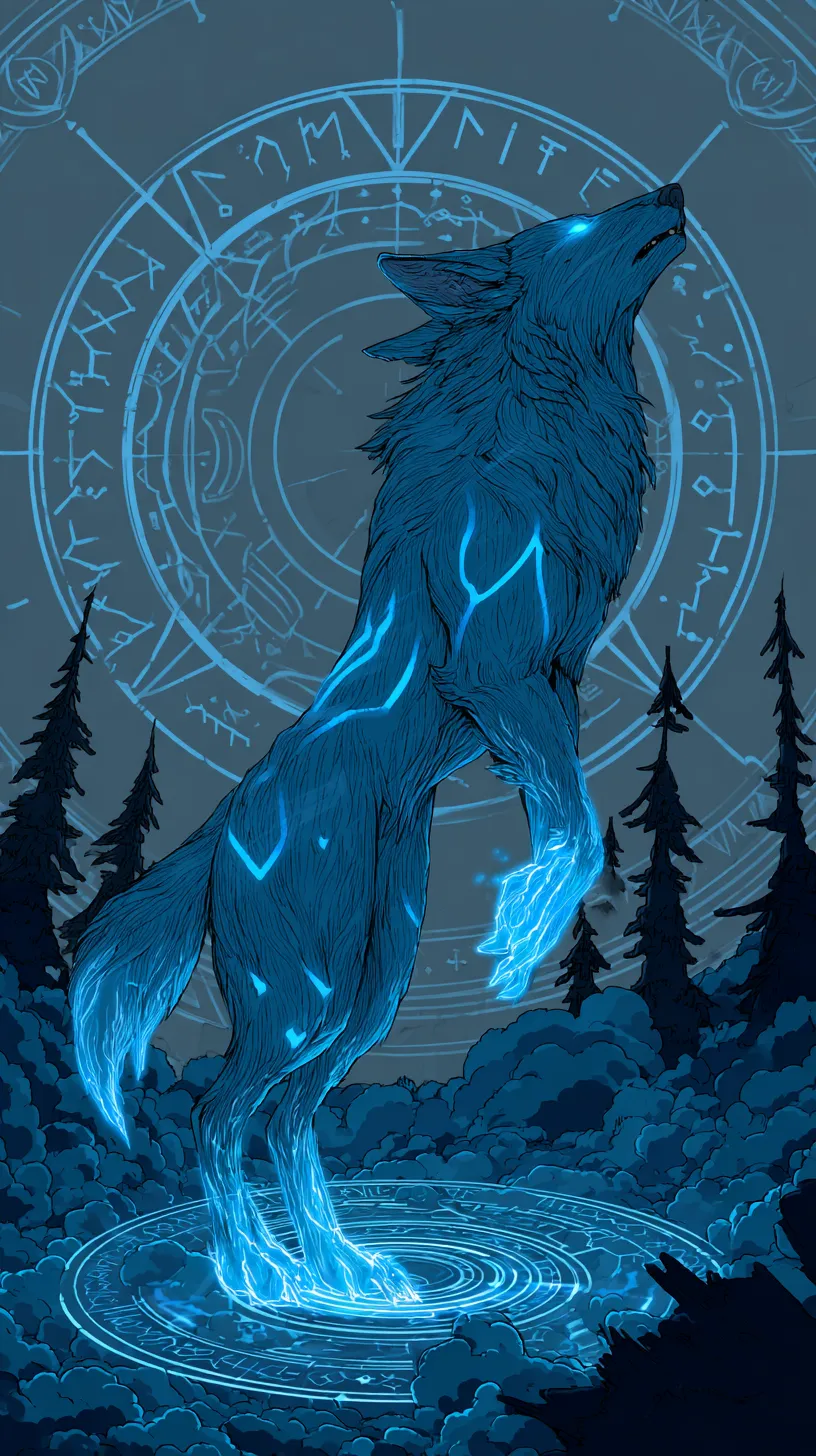 fondos de pantalla aesthetic Hombre Lobo de celular