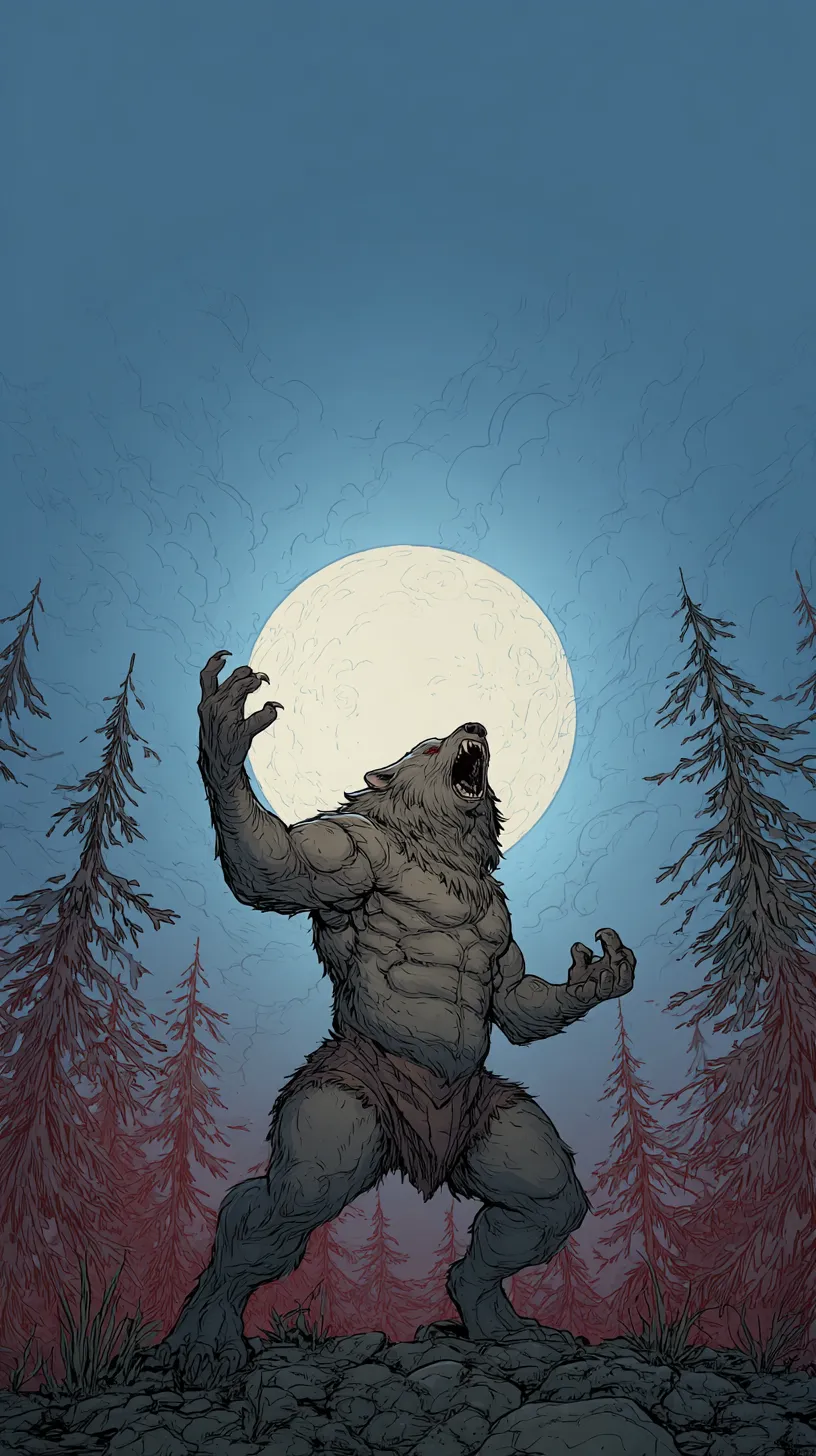 fondos de pantalla Hombre Lobo aesthetic de celular