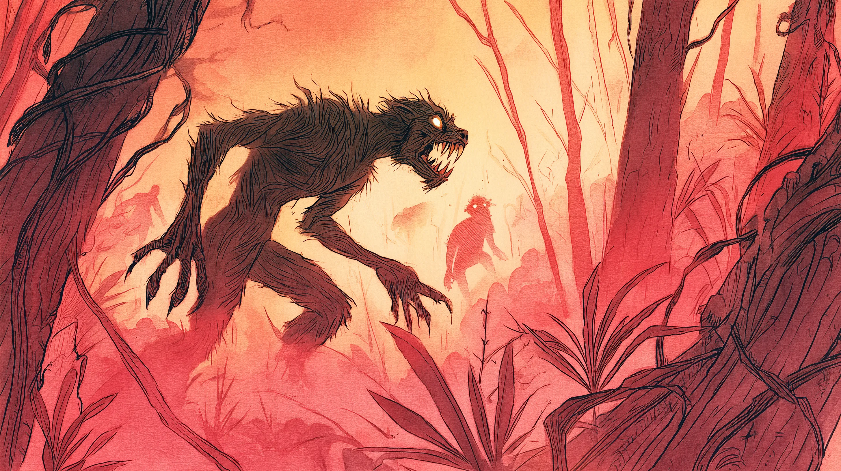 fondos de pantalla 4k Hombre Lobo de pc